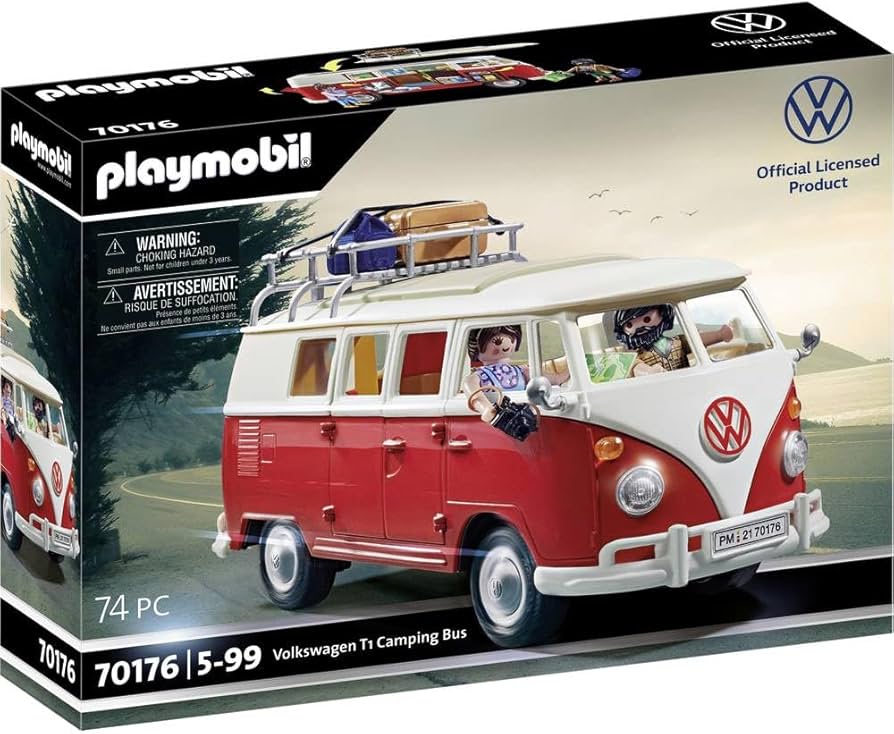 Amazon.co.jp: Playmobil Volkswagen T1 Camping Bus : おもちゃ