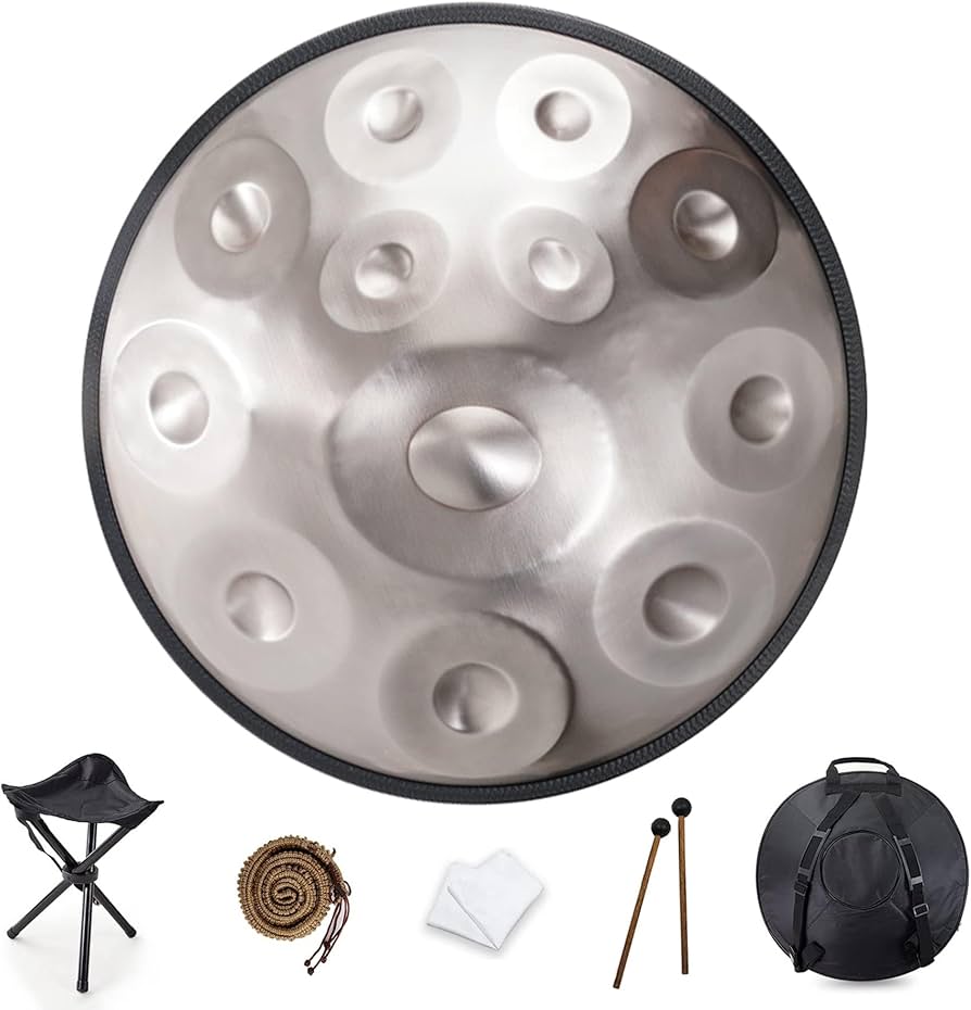 Amazon.co.jp: ハンドパンドラム スチールハンドパン、9/10/12音ハンド