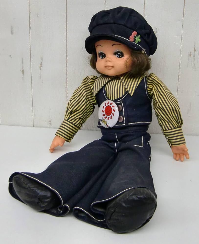 Amazon.co.jp: 昭和レトロ 当時物 レトロ人形 女の子 モダン