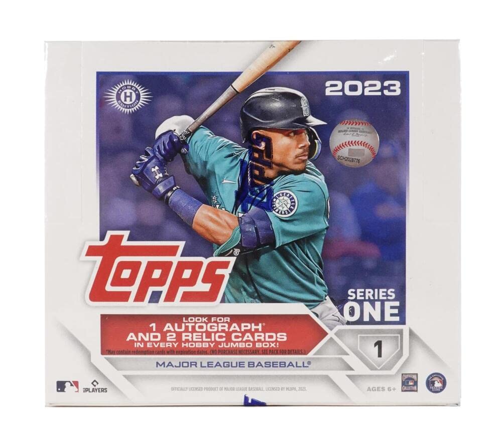 Amazon.co.jp: MLB 2023 Topps Series 1 Baseball Card Hobby Jumbo