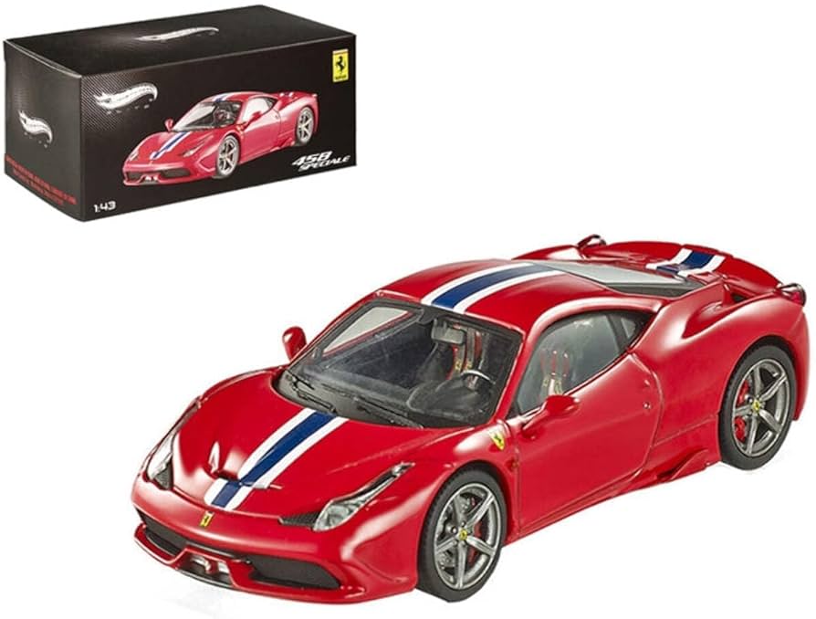 Amazon | MATTEL 1/43 フェラーリ 458 スペチアーレ レッド 完成品