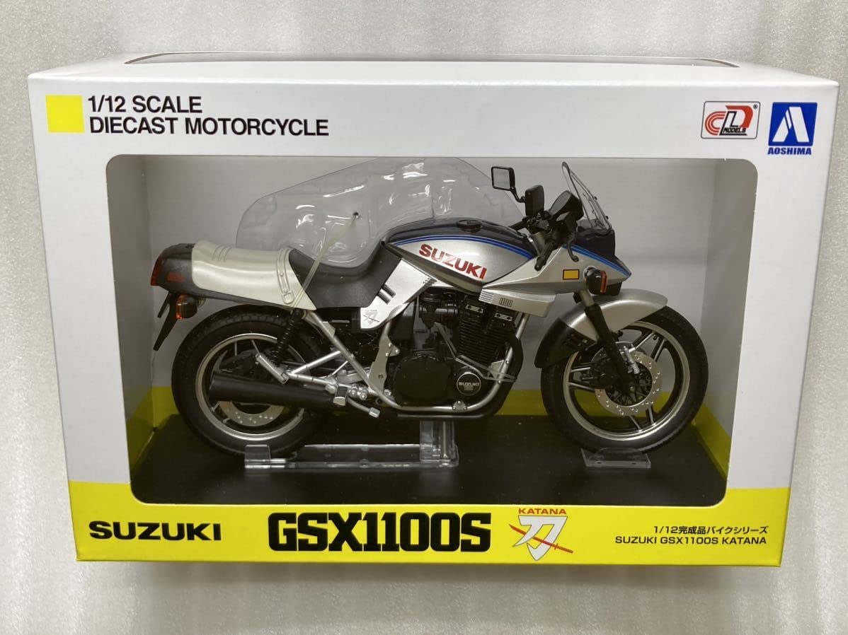 Amazon | アオシマ 1 12 スズキ カタナ GSX1100S 刀 KATANA SD 青 銀
