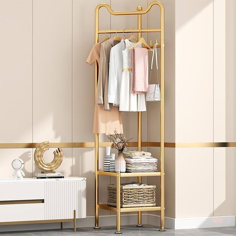 Amazon｜ハンガーラックコーナー スリム コートハンガー 洋服ラック 2