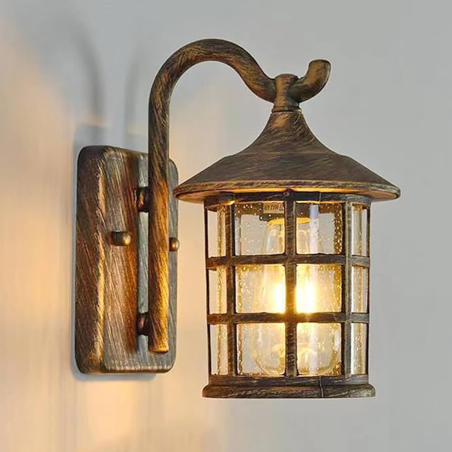 Amazon.co.jp: ALLUCK 屋外 ウォールランプ アンティーク ブラケット