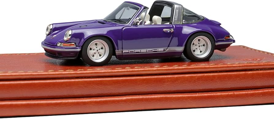 Amazon | Titan64 1/64 シンガー 911 (964) Targa パープル 完成品
