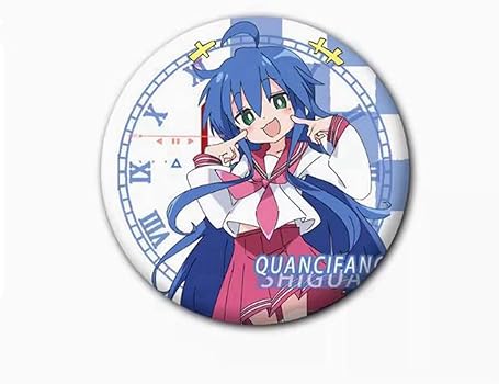 Amazon.co.jp: 缶バッジ らき☆すた 泉こなた 柊かがみ 缶バッジ