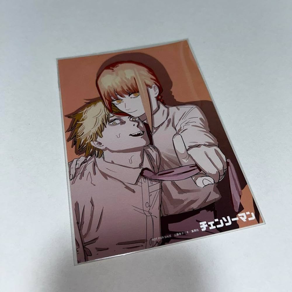 Amazon.co.jp: デンジ マキマ チェンソーマン ポストカード : 文房具