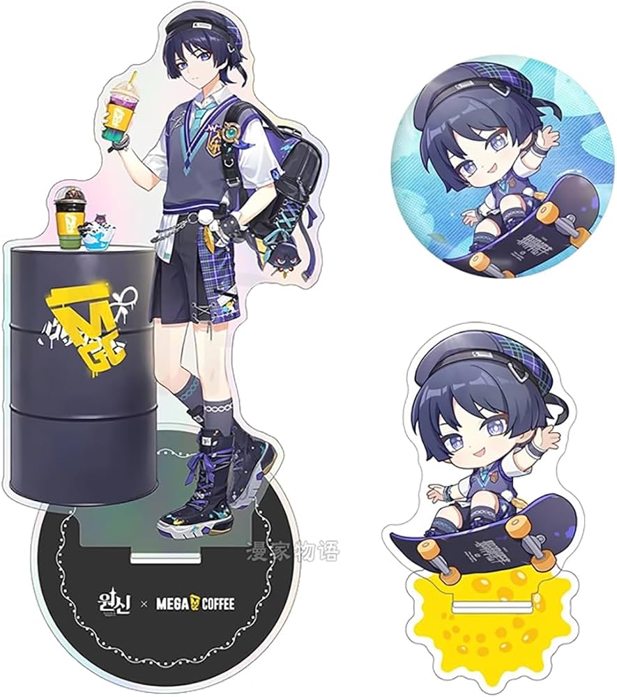 Amazon.co.jp: 原神 放浪者 Mega Coffeeコラボ 散兵×Mega Coffee メガ