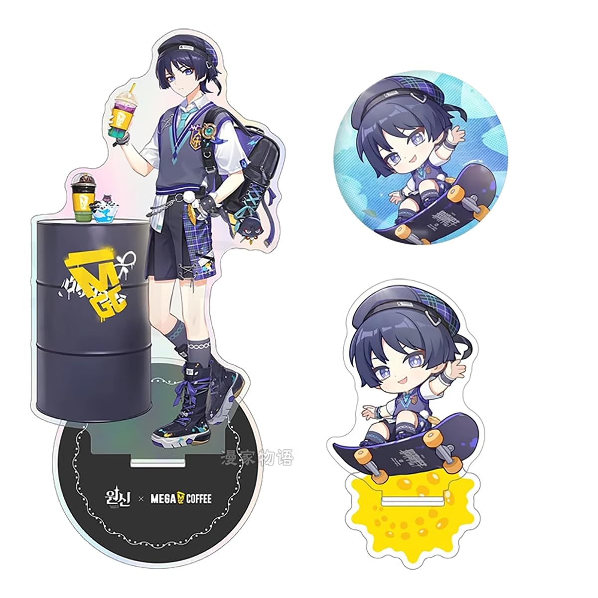 Amazon.co.jp: 原神 放浪者 Mega Coffeeコラボ 散兵×Mega Coffee メガ