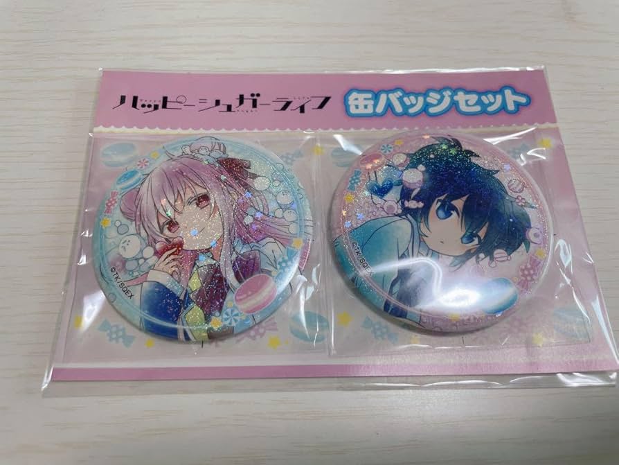 Amazon.co.jp: ハッピーシュガーライフ 缶バッジセット 松坂さとう