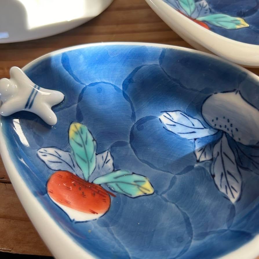 Amazon | 鍋島焼 伊万里翠山 貝形 一閑人 小皿 5点セット | ノー