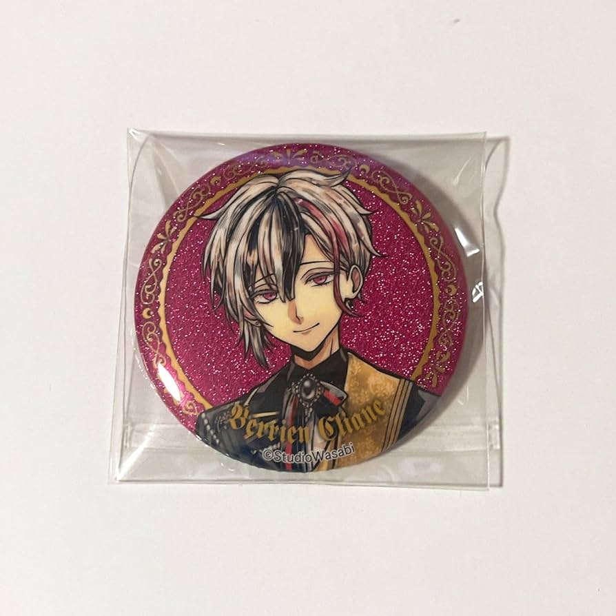 あくねこ シロ ベレン A賞 アクリルボード ハート缶バッジ 悪魔執事と