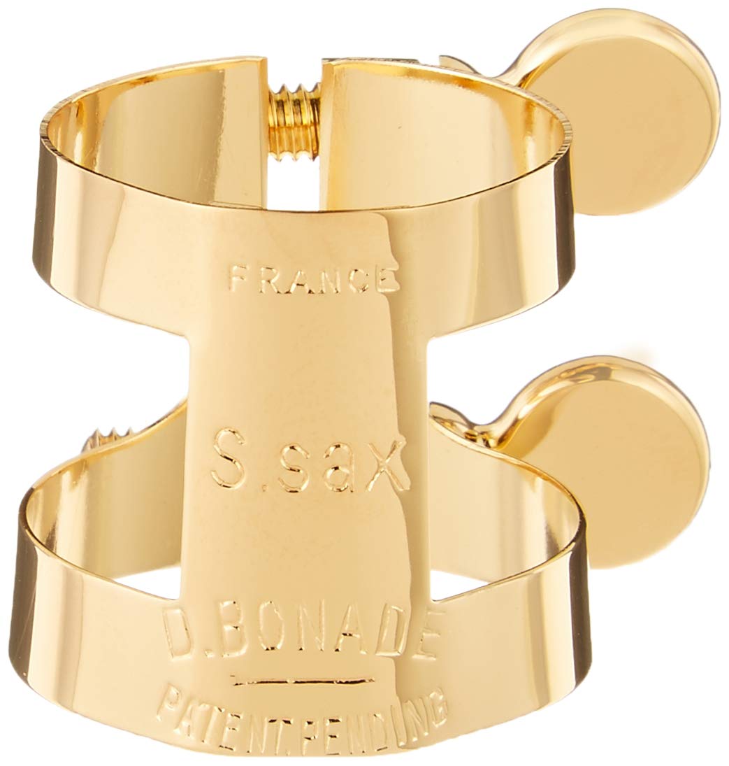 Amazon | ボナード ソプラノサクソフォン リガチャー 逆締め ゴールド