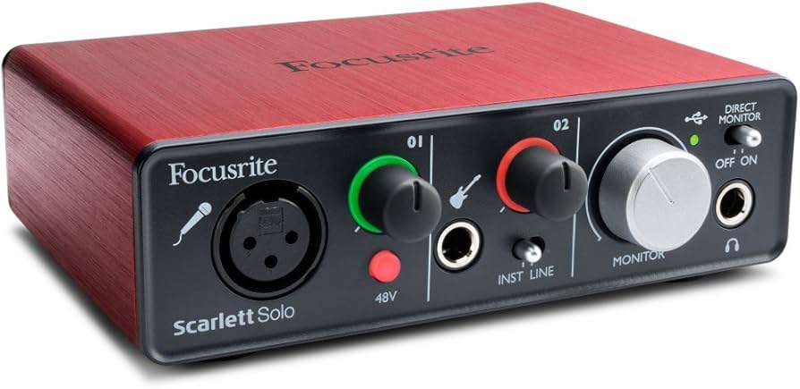 Amazon.com: Focusrite Scarlett Solo Compact (1st Gen) USB Audio