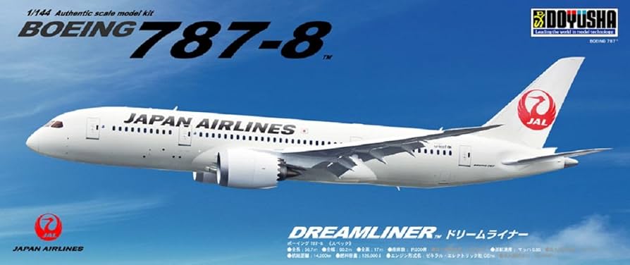 Amazon | 童友社 1/144 ボーイング 787-8 JAL ドリームライナー