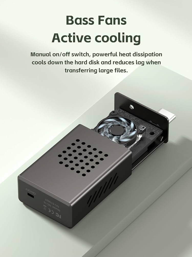 Amazon | Hagibis 2230 M.2 NVMe SSDエンクロージャ 冷却ファン付き