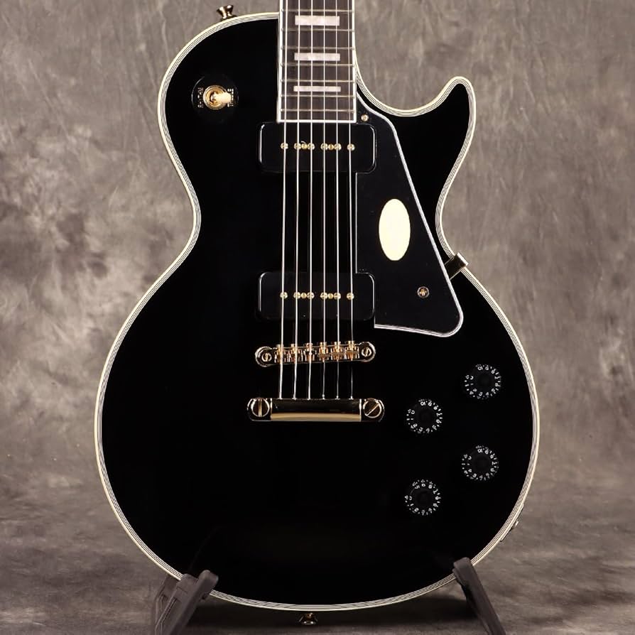 Amazon | Epiphone/Inspired by Gibson Les Paul Custom P-90 Ebony