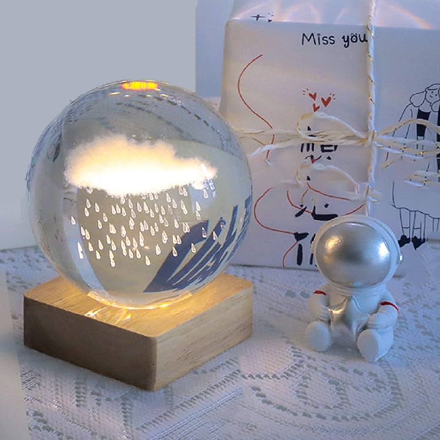 Amazon.co.jp: 水晶玉 クリスタル 置物 タイプ6 太陽系 3D彫刻 ギフト