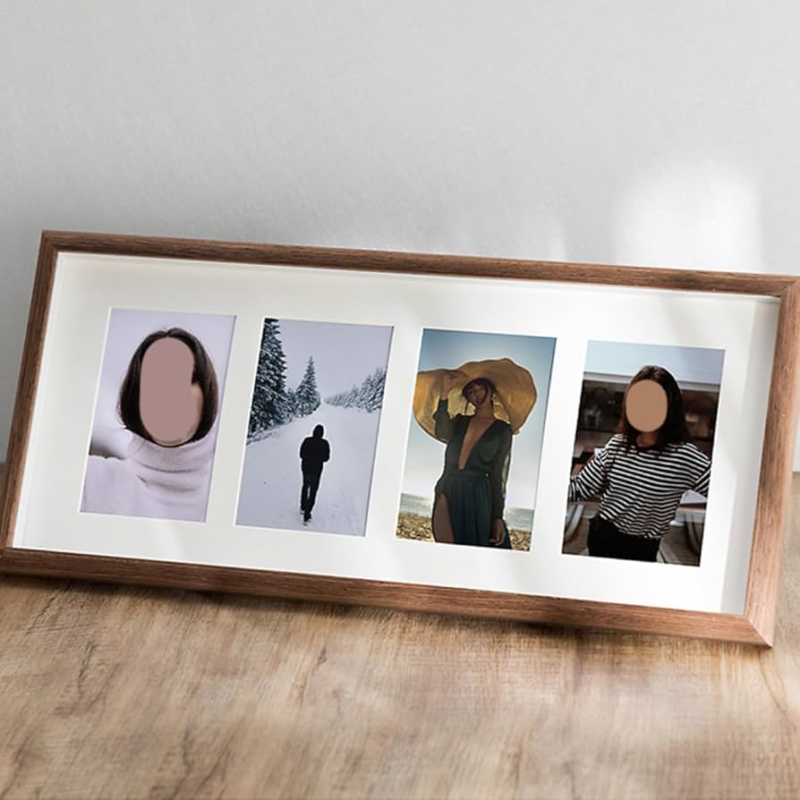 Amazon.co.jp: [LSDZW] 写真立て L判 天然木 フォトフレーム ウッド