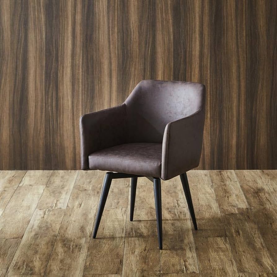 Amazon｜ダイニングチェア 回転 肘付き 2脚セット チェア おしゃれ