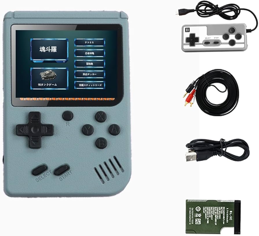 Amazon | 小型ゲーム機 携帯ゲーム機マカロンミニハンドヘルドゲーム機