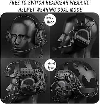 Amazon.co.jp: タクティカルヘッドセット付き アウトドア SF エア