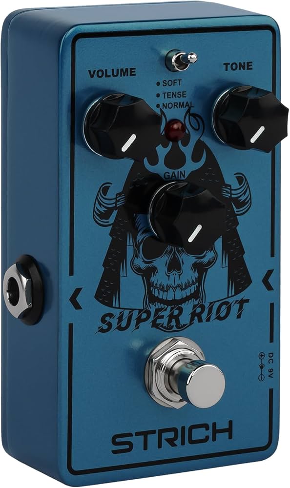 Amazon.com: STRICH SUPER RIOT High Gain Distortion Pedal for