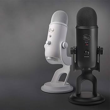 Microfone USB Logitech Creators Blue Yeti para jogos, streaming