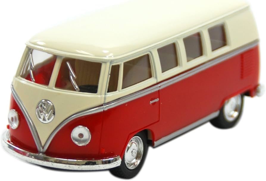 Amazon.co.jp: KiNSMART 1:32 フォルクスワーゲン バス レッド