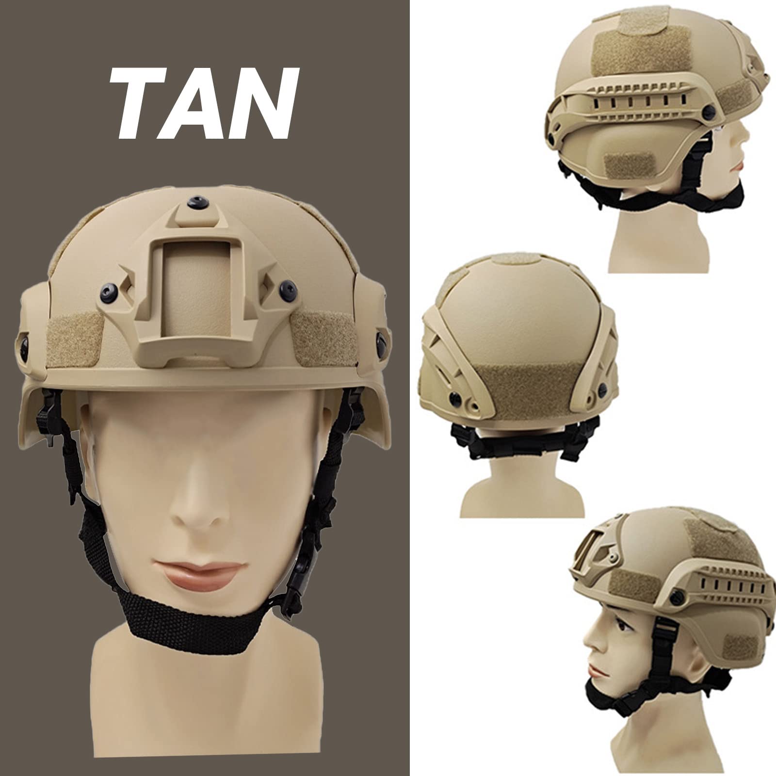 Amazon.co.jp: S-NET サバゲー ヘルメット タクティカル 装備 コスプレ