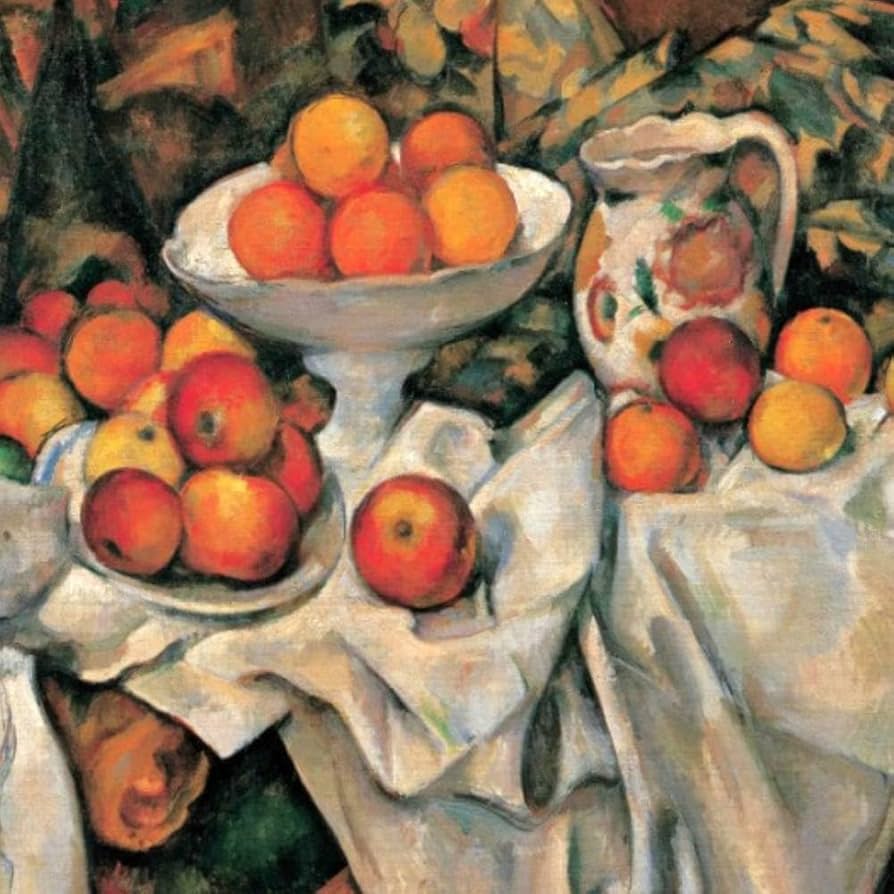 Amazon.co.jp: ポール・セザンヌ リンゴとオレンジ F6号 複製画 静物画
