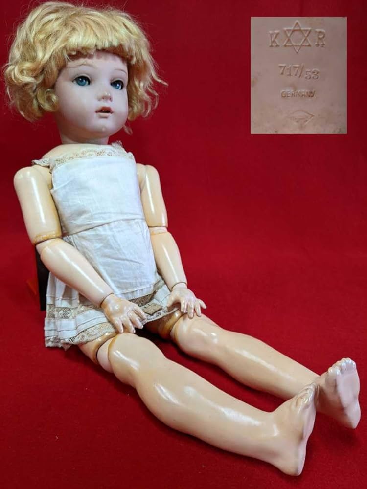 Amazon | ドイツ 球体関節人形 セルロイド ビスクドール KR