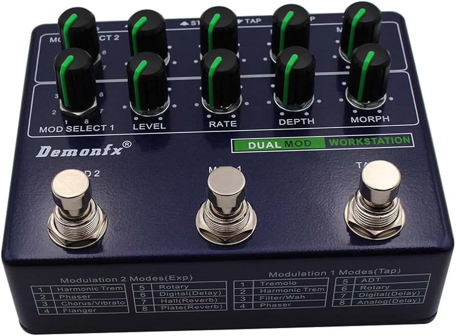 Amazon.com: Demon Fx DemonFx Dual Mod Workstation Delay Reverb