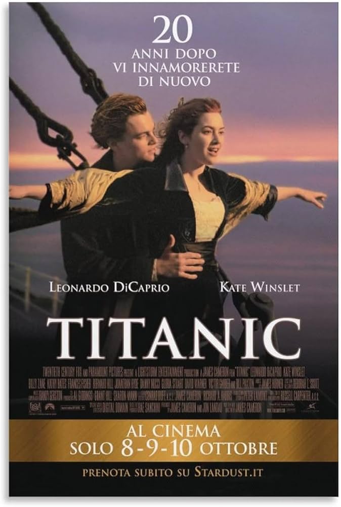 Amazon.co.jp: TITANIC タイタニック 映画 ポスター オフィス ベッド