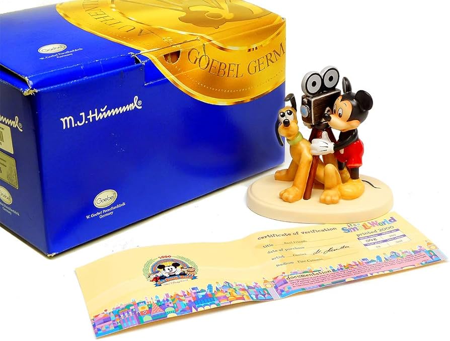Amazon.co.jp: ゴーベル ミッキーマウスとプルート陶器フィギュア