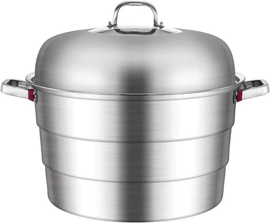 Amazon | ステンレス蒸し器厚手特大3層蒸し器超大型食堂ホテル