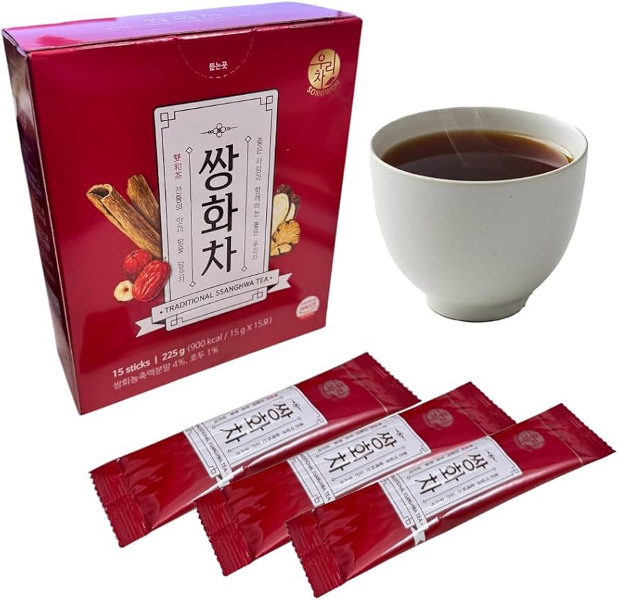 Amazon.com : Korean Traditional Healthy Herb Tea Ssanghwa Tea 1