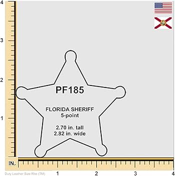 Amazon | Perfect Fit シールド財布 フロリダ保安官 5ポイントスター