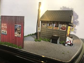 Amazon.co.jp: レトロな駄菓子屋 スバル360 LEDライトアップ レトロな