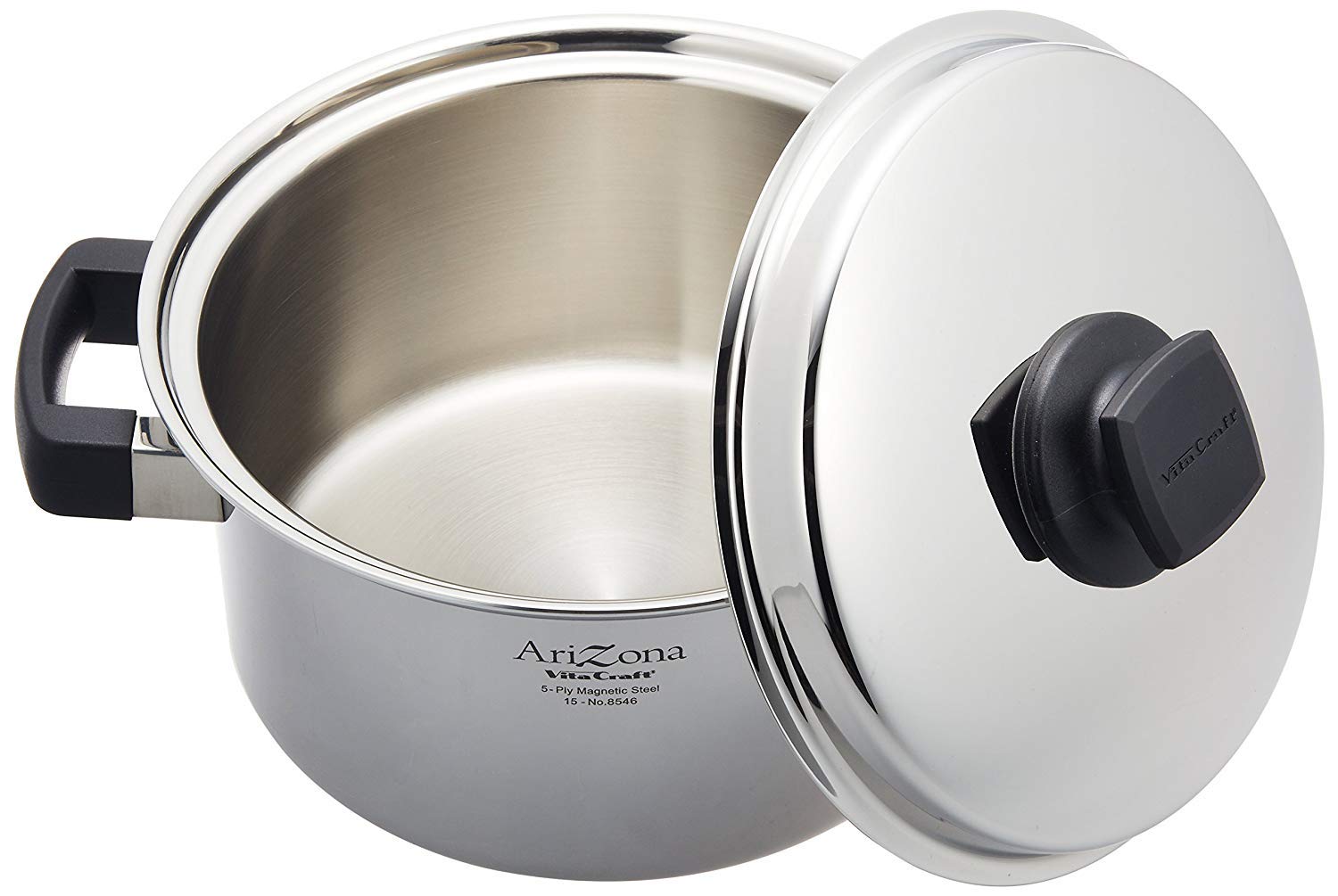 Amazon｜ビタクラフト 両手鍋 アリゾナ 21cm レシピ付 8546 シルバー