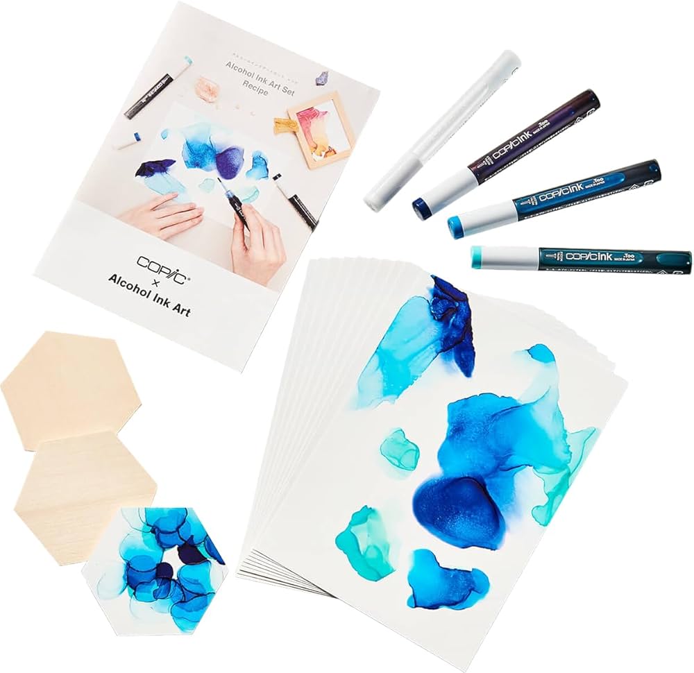 Amazon | コピック Too アルコールインクアートセット (ブルー