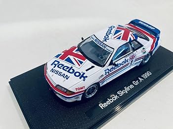 Amazon | 1/43 EBBRO リーボック スカイライン GT-R (R32) #1 長谷見