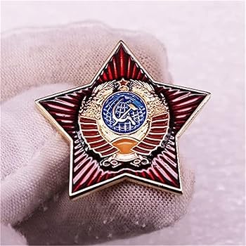 Amazon | ソビエトロシア軍 レッドスターピンバッジ ソ連ピン ロシア