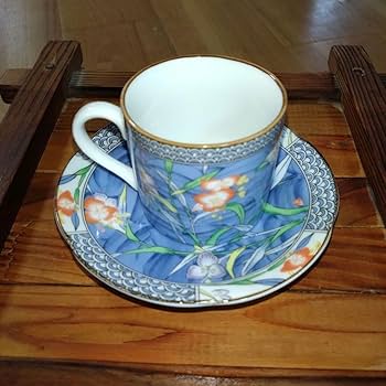 Amazon | 天王窯 翔優作 京友禅 絵変り 珈琲碗皿揃 5客セット | ノー