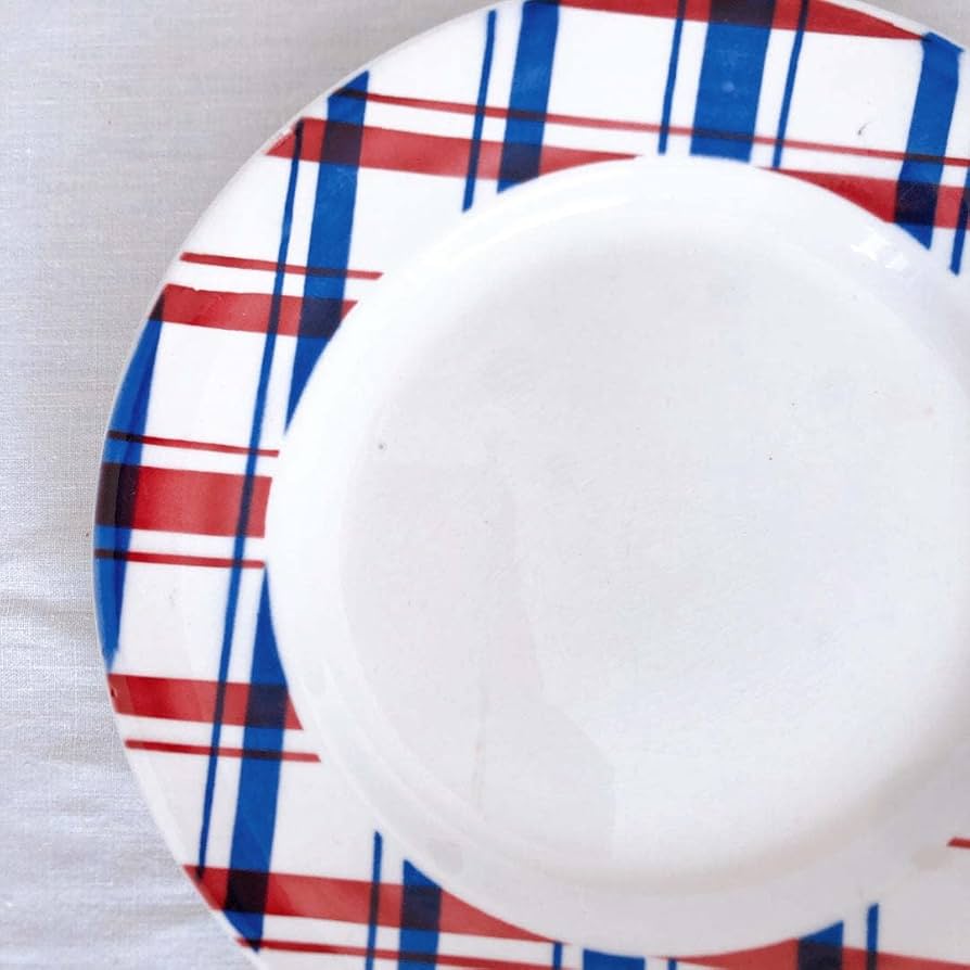 Amazon.co.jp: ディゴワンサルグミンヌ バスク柄ディナープレート 平皿