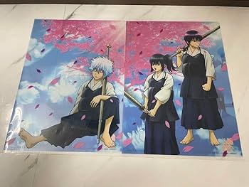 Amazon.co.jp: 銀魂 幼少期 クリアファイル シール 坂田銀時 高杉晋助