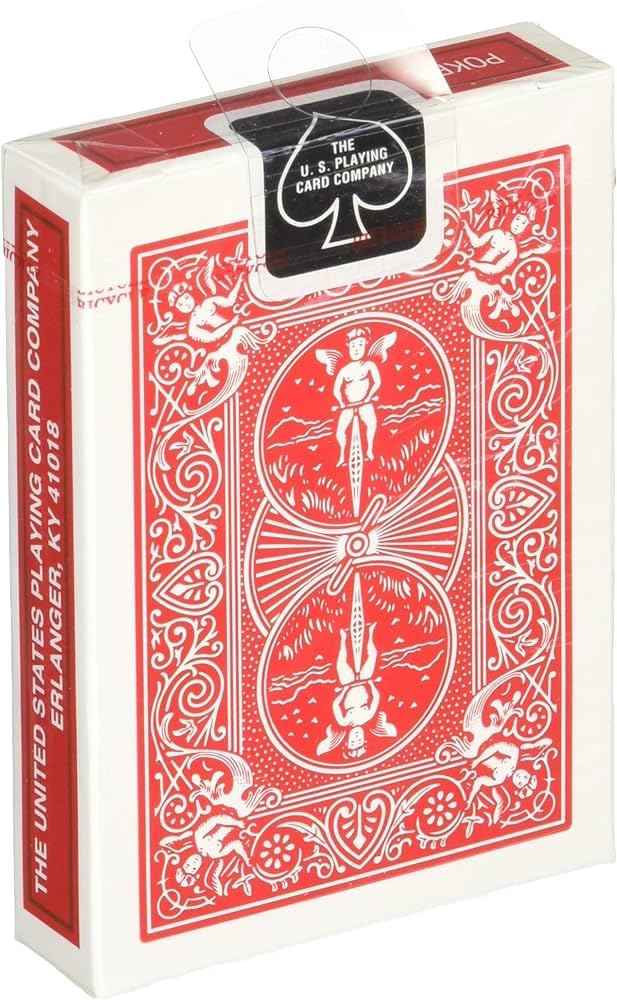 Amazon.co.jp: トランプ バイスクル ライダーバック 赤 バイシクル