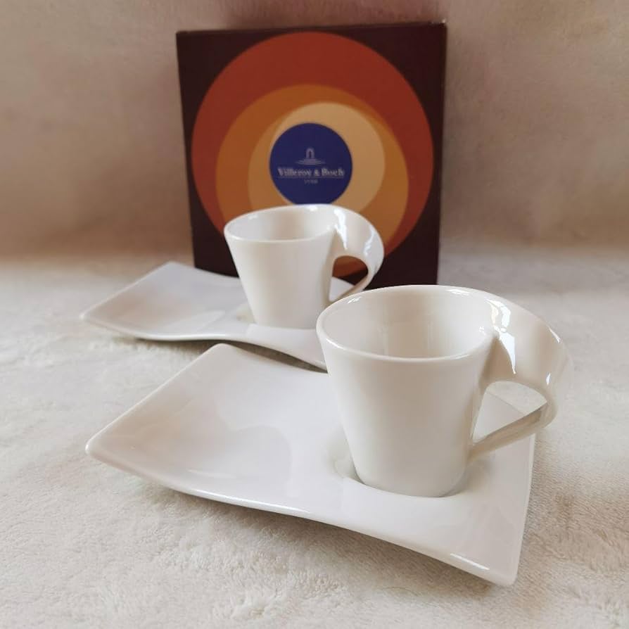 Amazon | ビレロイ&ボッホ 2客セット ニューウェーブ カップ ソーサー