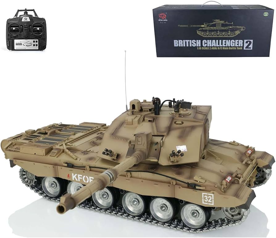Amazon.com: wheelfun Heng Long, 1/16 7.0 Pro Version Challenger Ii