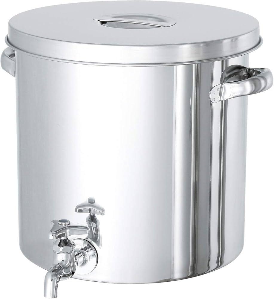 Amazon.co.jp: 日東 ステンレスタンク ストレート貯蔵用タンク(蛇口付